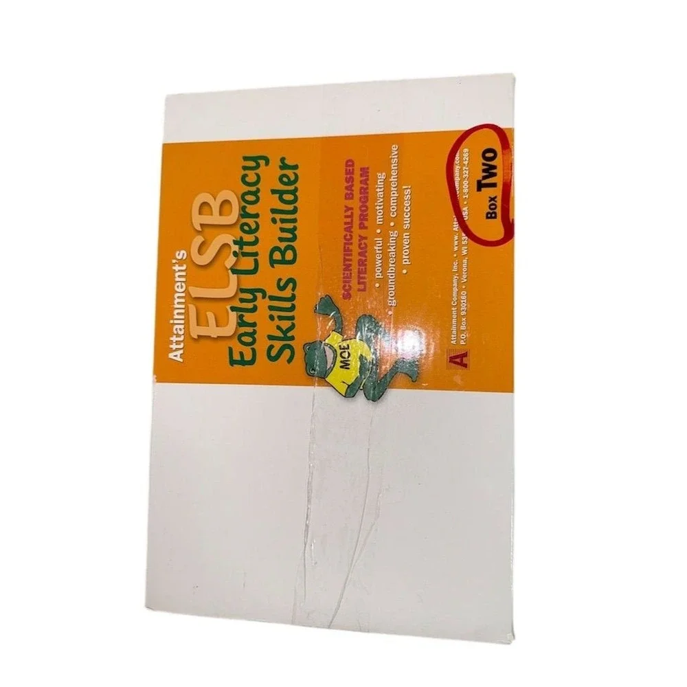 Attainment‎ Early Literacy Skills Builder ELSB Kit Box Two Elementary School